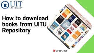 How to Download books from UITU Repository [upl. by Sirromaj969]