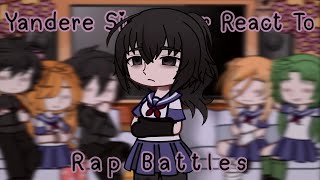 Yandere Simulator React To Rap Battles [upl. by Kronick]