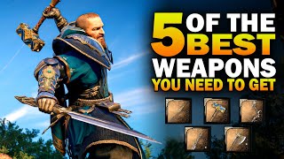 5 Of The Best WEAPONS You Need To Get In Assassins Creed Valhalla [upl. by Nirol]