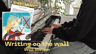 Writing on the Wall  Will Stetson Piano Cover  Sheet Music [upl. by Massab]