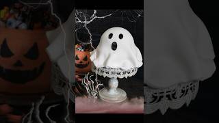 Making a Ghost Cake for Halloween 👻  easy peasy lemon squeezy [upl. by Etteroma]