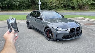 2024 BMW M3 Competition Start Up Exhaust Test Drive Walkaround POV and Review [upl. by Jessabell865]