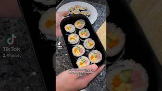 Kimbap 😋 Koreanische Reisrollen 🇰🇷🍱 Spam Kimbap Part 1 [upl. by Eekcaj]