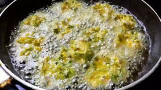 Dhone patar bora recipe dhone patar chop recipe [upl. by Kaplan]