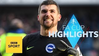 Highlights Millwall 22 Brighton 45 pens  FA Cup  BBC Sport [upl. by Simpson961]