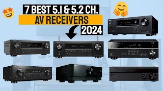 Best 51 and 52 Channel AV Receivers For 2024  Top 7 5Channel AV Receiver Review [upl. by Aleusnoc366]