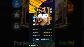 Adama traore 105 OVR Red Rank Power fcmobile shorts shortsviral [upl. by Eenattirb]