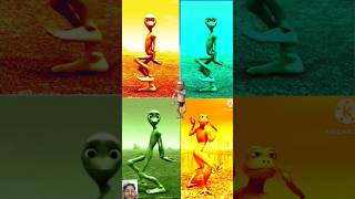 Dami Tu Cosita👽Aliens☃️ vs Patila🦹Version Funny😂Danceshortsgreenaliendametucositaalienpatilatv [upl. by Notlehs424]