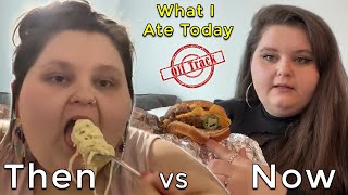 What I Ate Today Off Track  Then vs Now [upl. by Yltnerb287]