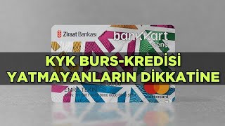 KYK BURSKREDİ 4000 TL YATMAYANLARIN DİKKATİNE ‼️ [upl. by Neyuq]