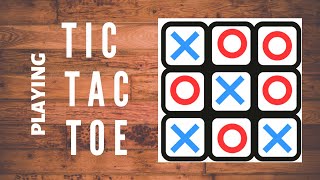 Playing Tic Tac Toe Online first game [upl. by Alburga894]