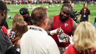 Regulators Atlanta Falcons Nation Reaction to Open Practice at the Mercedes Benz Stadium [upl. by Enorel820]