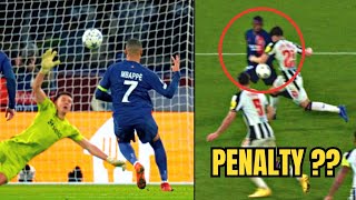 Robbed Mbappes Controversial Penalty Goal vs Newcastle  PSG 11 Newcastle  Livramento hand VAR [upl. by Esbenshade]