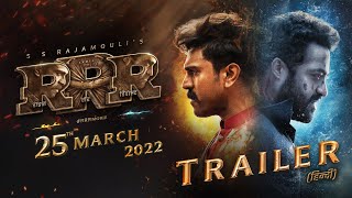 RRR Official Trailer Hindi India’s Biggest Action Drama  NTRRamCharanAjayDAliaB  SS Rajamouli [upl. by Cohl]