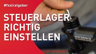 Lagerspiel am AheadSteuersatz richtig einstellen [upl. by Anthea322]