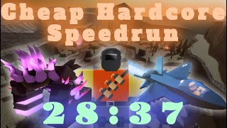 2837 NST Hardcore Speedrun in TDS ROBLOX [upl. by Portwine]