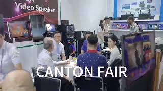 THE 136TH CANTON FAIR bluetoothspeaker portablespeaker smart video speaker [upl. by Serrell]