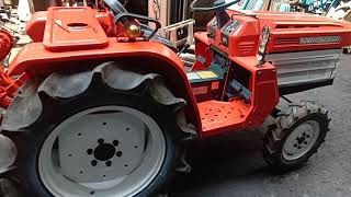 KUBOTA B1600 4X4 WITH ROTOVATOR [upl. by Eanil]