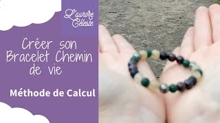 Comment calculer son Bracelet chemin de vie  Lithothérapie Numérologie Tuto DIY Méthode 8 pierres [upl. by Hoffmann185]