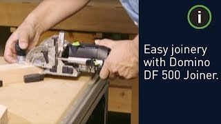 Festool Domino DF 500 Joiner  Easy Mortise and Tenon Joinery [upl. by Seroka583]