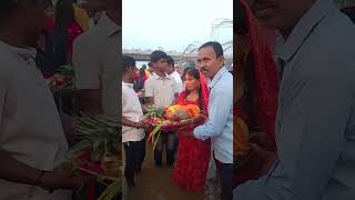 Gole ghoom kar chhath Maiya ke arag de rahe hainshortvideo [upl. by Maible79]