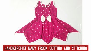 Handkerchief Baby Frock Cutting and Stitching34 Year Baby Frock Cutting and Stitching [upl. by Weiser]