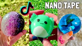 DIY NANO TAPE BUBBLE amp NANO TAPE IDEAS with ORBEEZ 😱🫧 How to Make a Nano Tape Squishy Compilation [upl. by Talie]