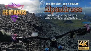 Einsam in den Bergen  Solo Alpenüberquerung mit dem Mountainbike  4K [upl. by Ihtac156]