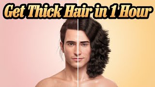 How I Transformed My Thin Hair to Thick in One Hour [upl. by Anrak876]