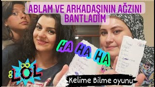 AĞIZLAR BANTLI KELİME ANLATMA OYUNU  ABLAMLA AYŞEGÜL ABLANIN KOMİK MÜCADELESİ [upl. by Tseng]