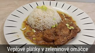 Vepřové plátky v zeleninové omáčce s rýží  recept [upl. by Kimberlyn]