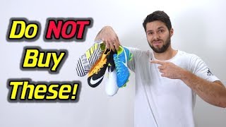 DONT BUY THESE  Top 5 Soccer Cleats You Should NOT Buy [upl. by Nehepts511]