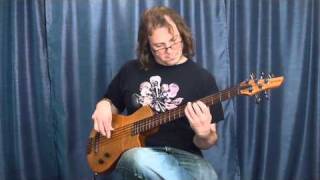 Veillette Minotaur High 5string Bass  Kyle Esposito [upl. by Krahling]