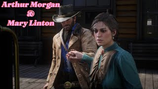 Red Dead Redemption 2  Arthur Morgan amp Mary Linton  Meeting [upl. by Alison711]