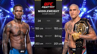 Israel Adesanya vs Alex Pereira Full Fight  UFC 5 Fight Night [upl. by Banky766]