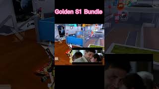 SEASON 1 GOLDEN FEMALE BUNDLE FUNNY GAMEPLAY VIDEO 😂 shorts freefireshorts freefire ytshorts [upl. by Mary]