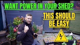 How To Install Power In Your Shed [upl. by Elysha337]