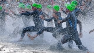 IRONMAN  Swim start  Départ de nage 2013 [upl. by Tammie]