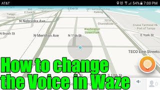 How to change the Voice in Waze [upl. by Cardwell]