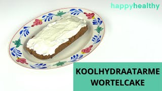 Recept Koolhydraatarme Wortelcake met Frosting suikervrij [upl. by Ynnhoj]