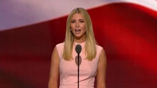 At the RNC Ivanka Trump sounded like Hillary Clinton [upl. by Nawuq]