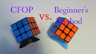 CFOP vs Beginners Method [upl. by Aliled]