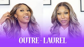 Outre Synthetic Lace Front Wig Perfect Hairline 13x6 FAUX SCALP LAUREL EBONYLINECOM [upl. by Eiramalegna]