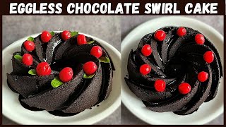 Trending eggless Chocolate bundt swirl cake  thonnal cake  ganache  தமிழ் [upl. by Gaskin]