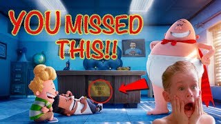 Captain Underpants Easter Eggs amp Everything You Missed [upl. by Assanav414]