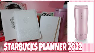 📖 WHATS INSIDE STARBUCKS PLANNER 2022 FLIP THROUGH  CUTE STARBUCKS TUMBLER  PHILIPPINES [upl. by Ehud]