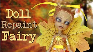 Gorgeous autumn fairy doll custom [upl. by Avis]