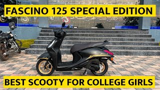 Best Scooty For College Girls  Yamaha Fascino 125 Full Review in Tamil  Tirunelveli  Vijai Vlogs [upl. by Bak256]