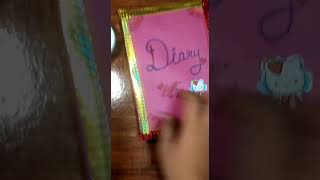 Beautiful secret diary you tube 🎨 shorts shagun art [upl. by Wina]