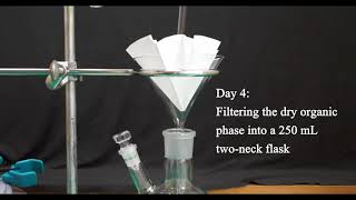 Synthesis of benzyl chloride by the free radical chlorination of toluene using TCCA [upl. by Aynam]